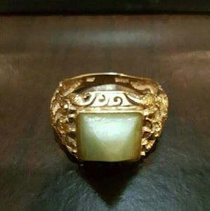 14k Jade ring